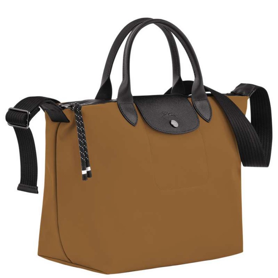 Online Longchamp Le Pliage Energy L Handbag Tobacco Recycled Canvas