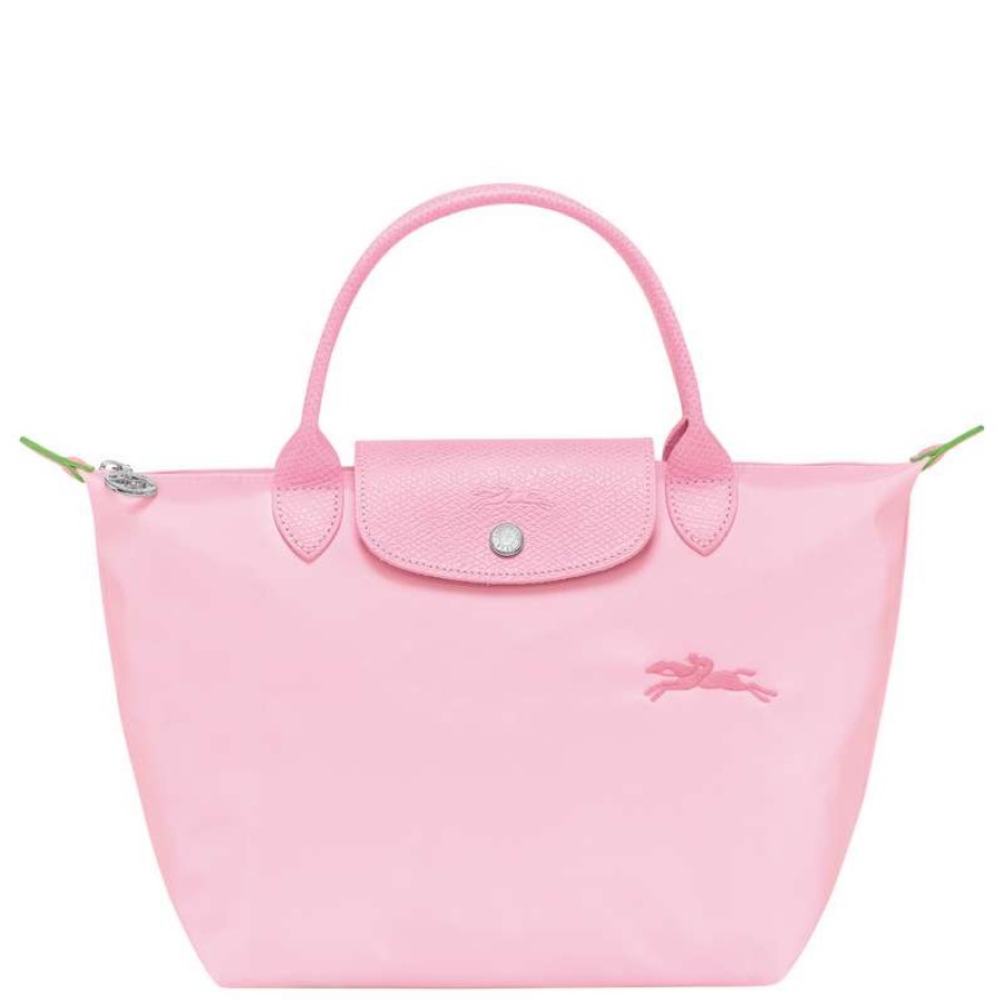 Best Longchamp Le Pliage Green S Handbag Pink Recycled Canvas