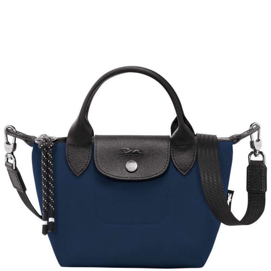 Online Longchamp Le Pliage Energy Xs Handbag Navy Recycled Canvas