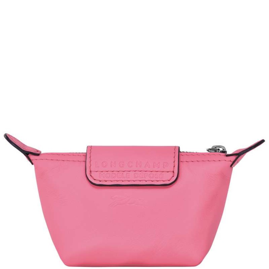 Best Longchamp Le Pliage Xtra Coin Purse Pink Leather