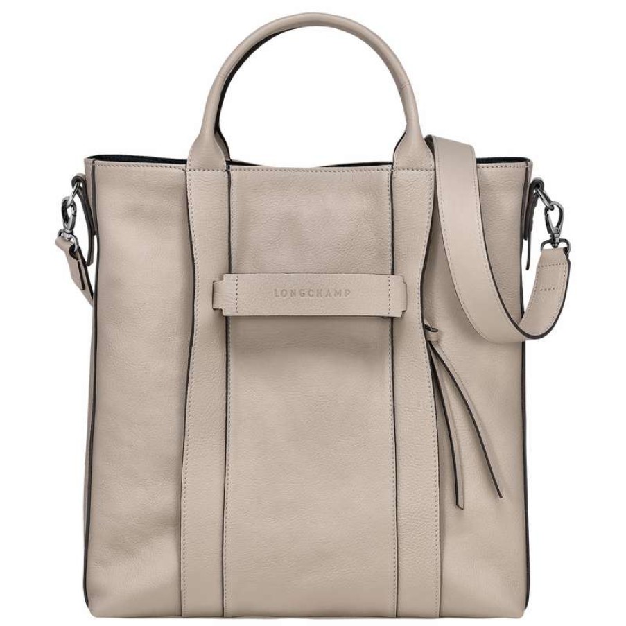 Online Longchamp 3D L Tote Bag Clay Leather