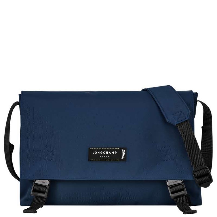 Best Longchamp Le Pliage Energy L Crossbody Bag Navy Recycled Canvas