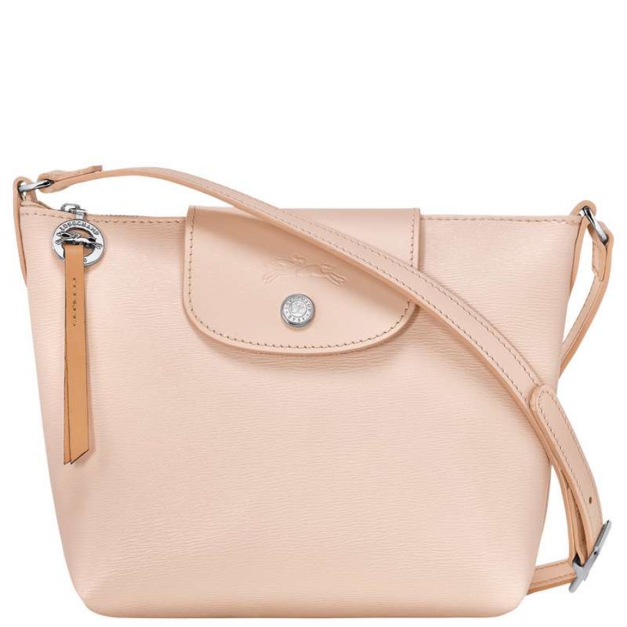 Online Longchamp Le Pliage City Xs Crossbody Bag Nude Canvas