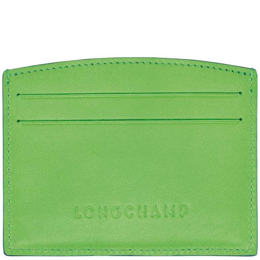 Online Longchamp Roseau Card Holder Multicolor Leather