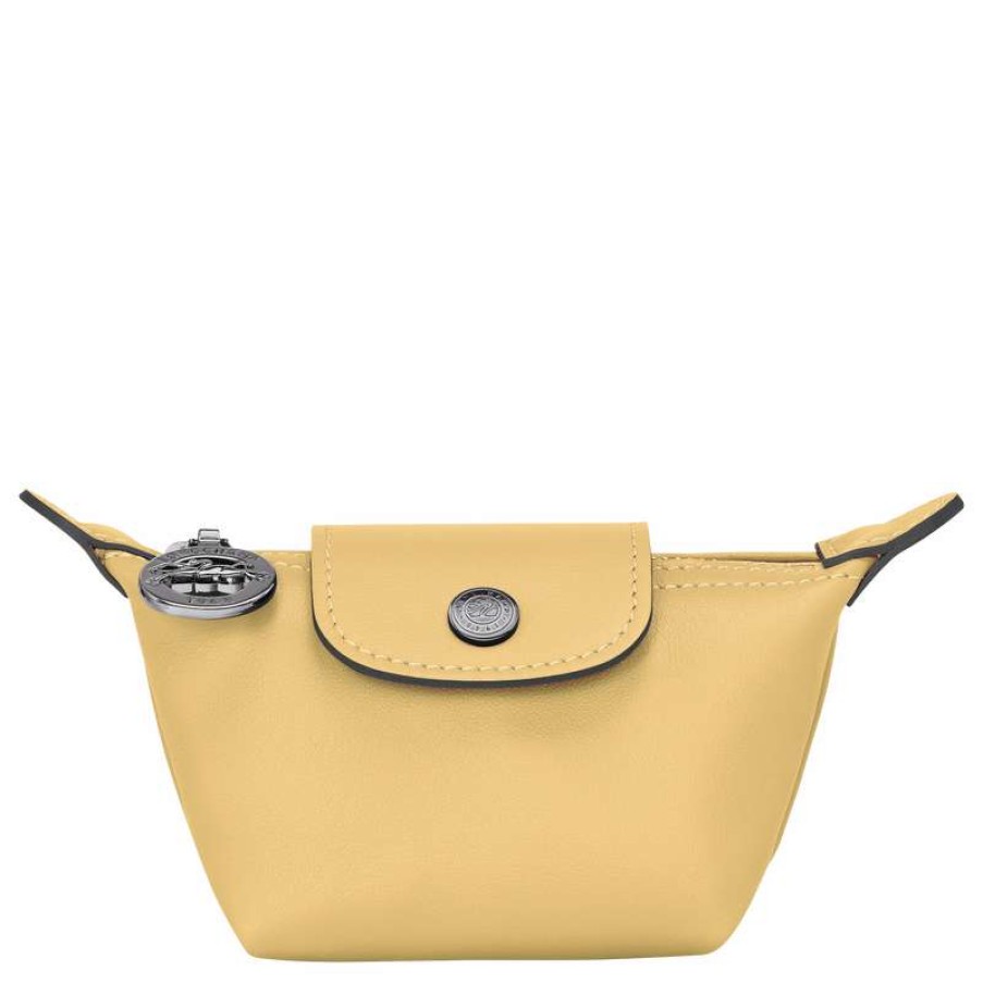 Wholesale Longchamp Le Pliage Xtra Coin Purse Wheat Leather