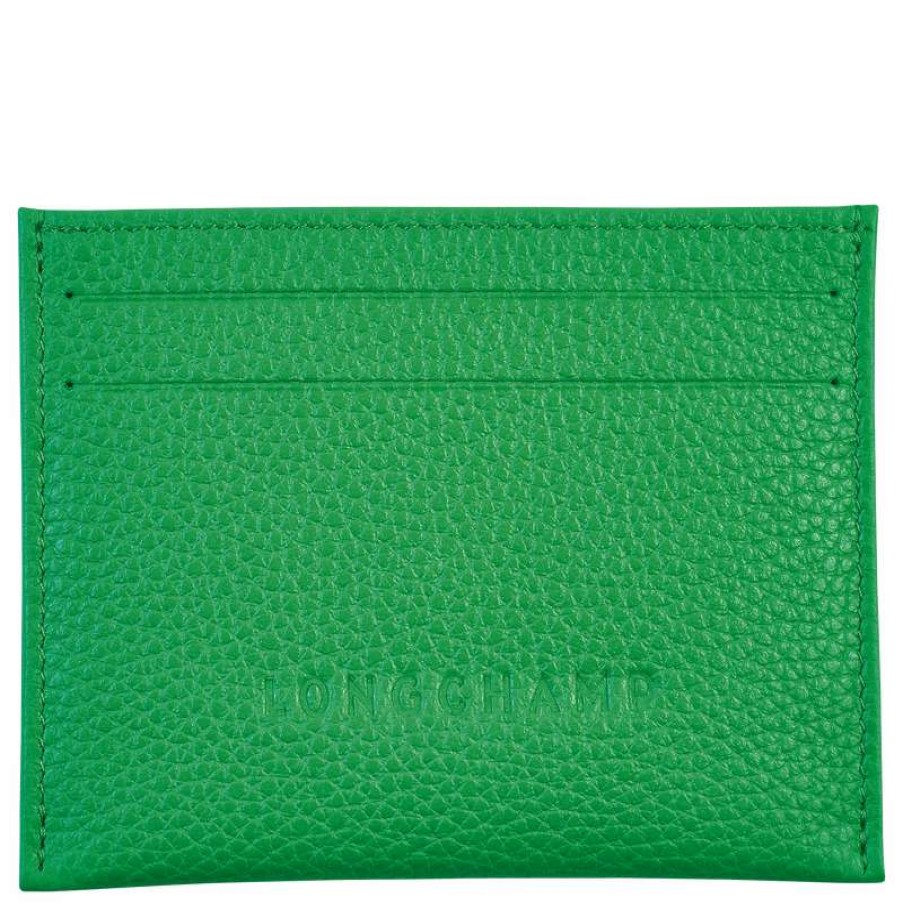 Clearance Longchamp Le Foulonne Cardholder Lawn Leather