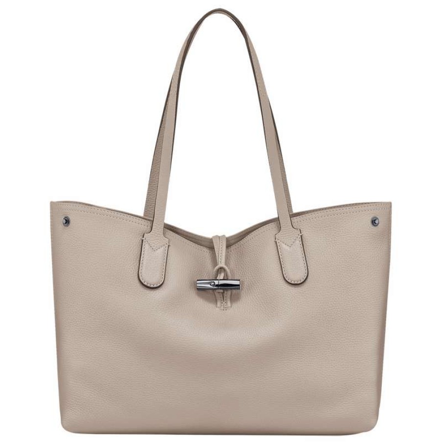 Hot Longchamp Roseau Essential L Tote Bag Clay Leather