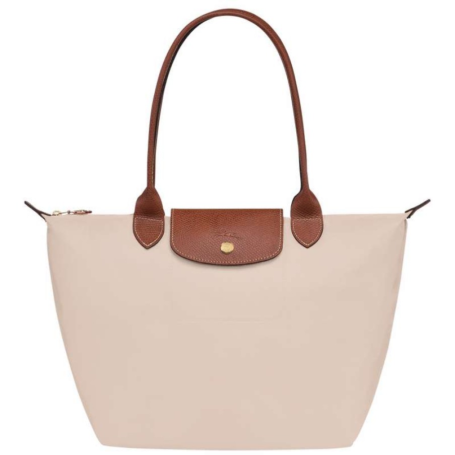 New Longchamp Le Pliage Original M Tote Bag Paper Recycled Canvas