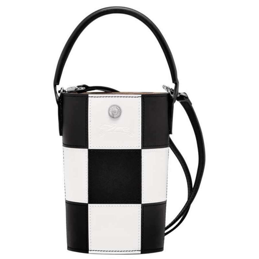 Best Longchamp Epure Xs Crossbody Bag Black/White Leather