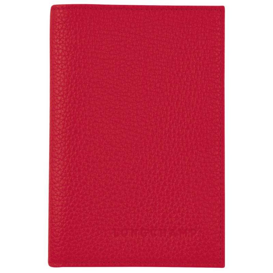 Clearance Longchamp Le Foulonne Passport Cover Love Leather