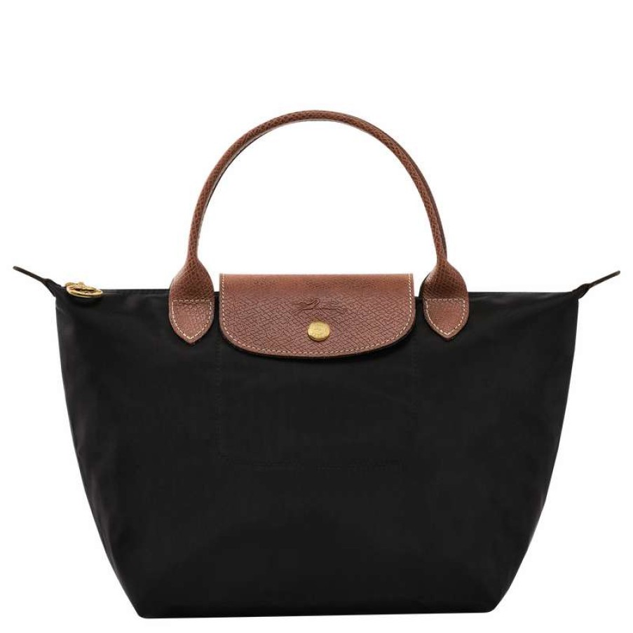 Clearance Longchamp Le Pliage Original S Handbag Black Recycled Canvas