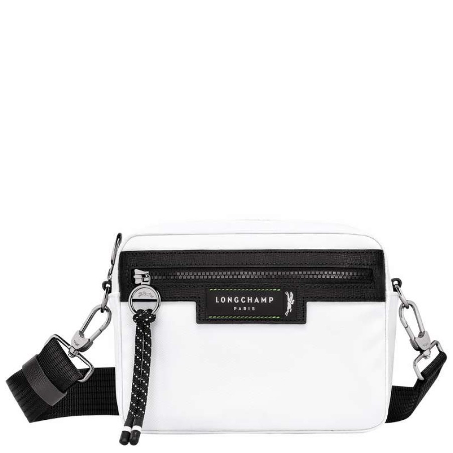 Wholesale Longchamp Le Pliage Energy S Camera Bag White Recycled Canvas