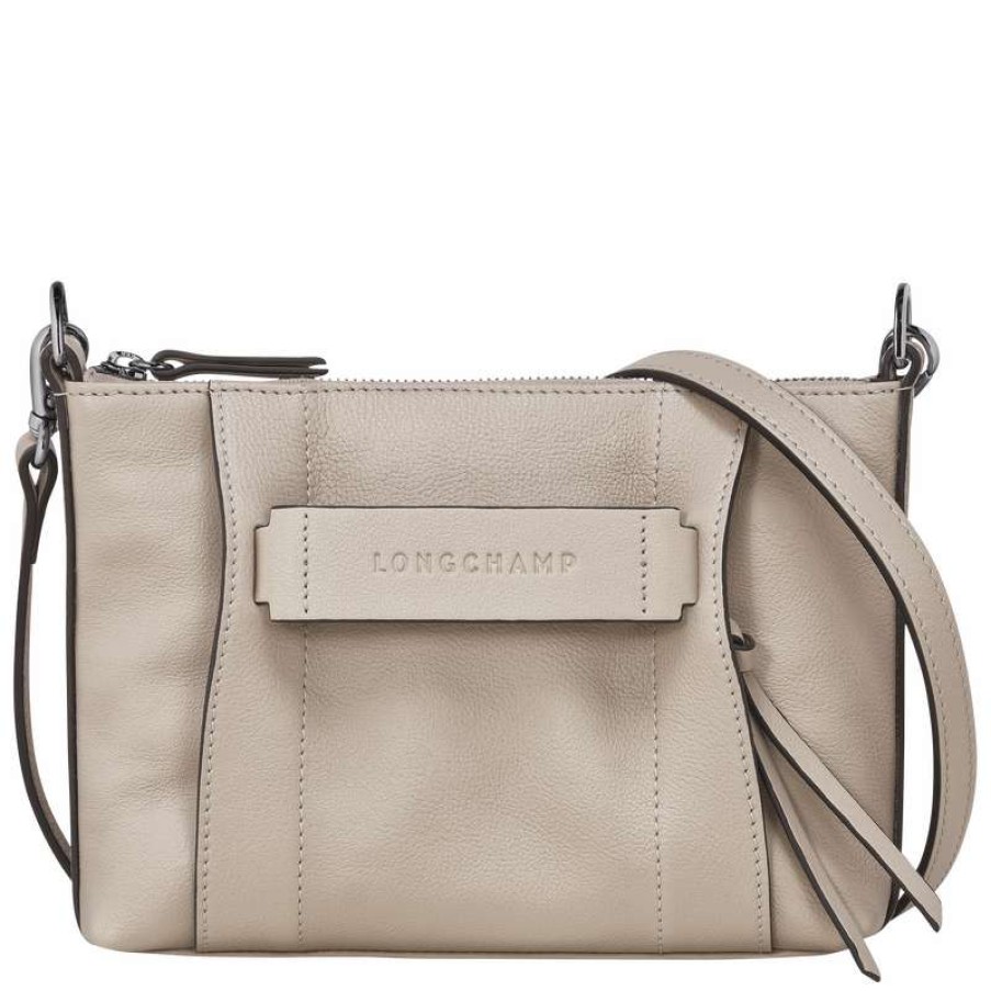 Online Longchamp 3D S Crossbody Bag Clay Leather