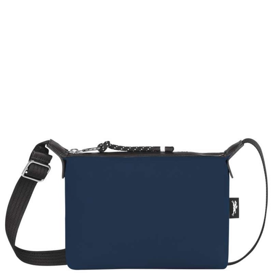 Clearance Longchamp Le Pliage Energy Pouch Navy Recycled Canvas