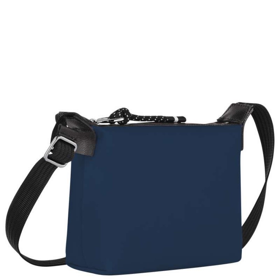 Clearance Longchamp Le Pliage Energy Pouch Navy Recycled Canvas