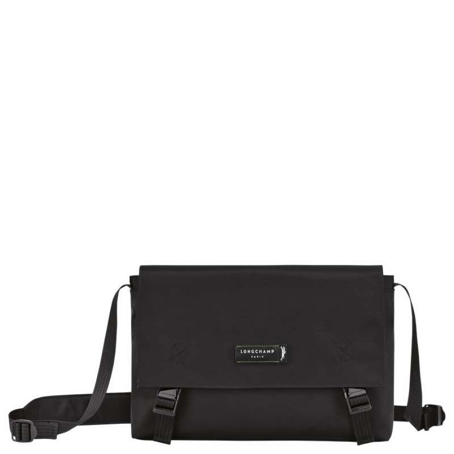 Online Longchamp Le Pliage Energy L Crossbody Bag Black Recycled Canvas