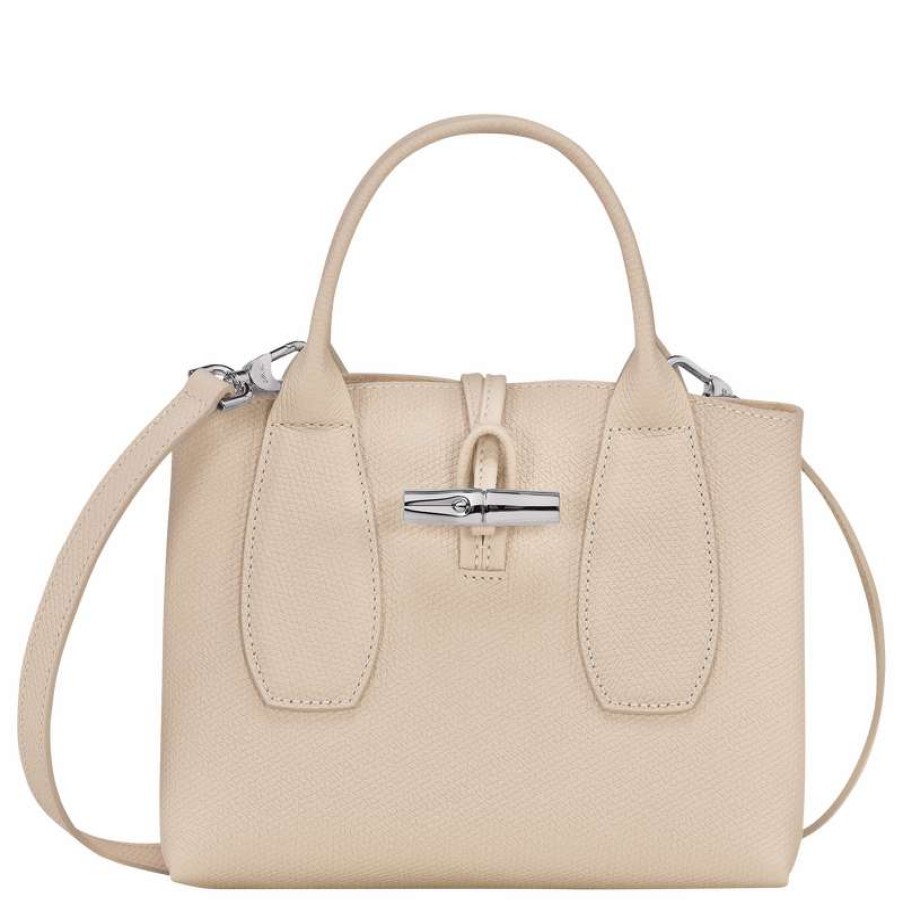 New Longchamp Roseau S Handbag Paper Leather