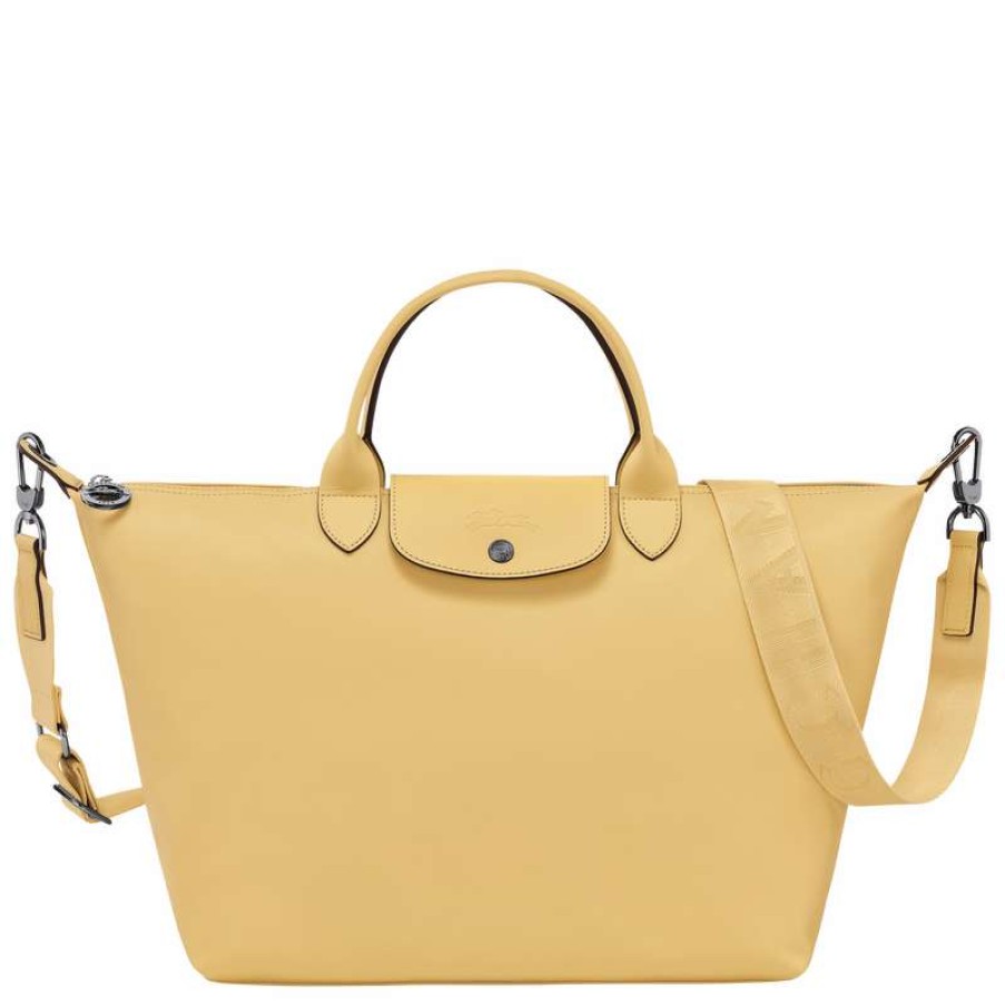 Best Longchamp Le Pliage Xtra L Handbag Wheat Leather