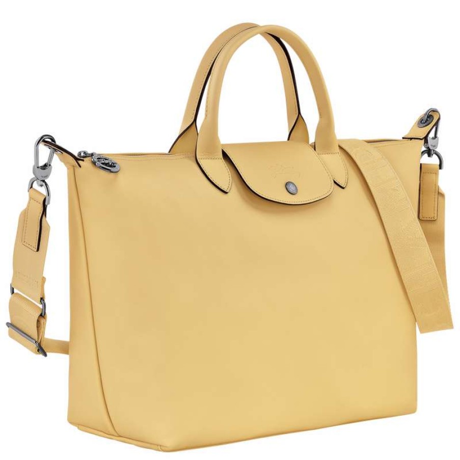 Best Longchamp Le Pliage Xtra L Handbag Wheat Leather