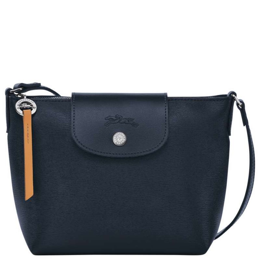 Online Longchamp Le Pliage City Xs Crossbody Bag Navy Canvas