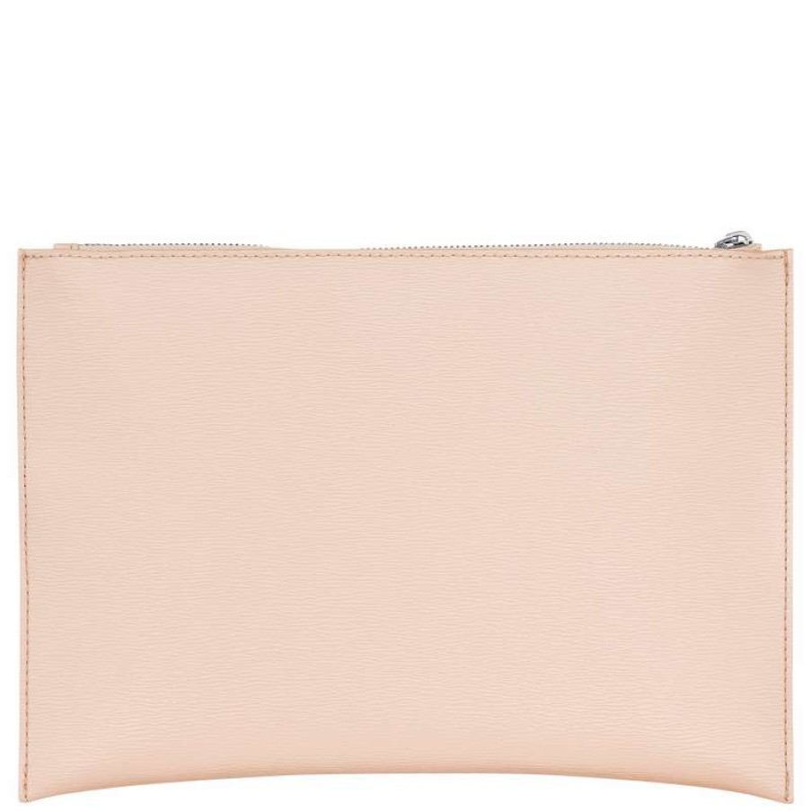 Hot Longchamp Le Pliage City Pouch Nude Canvas