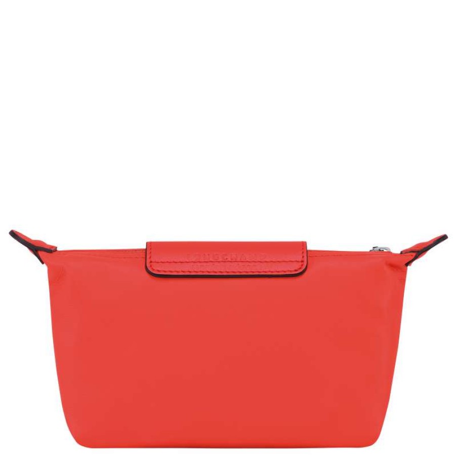 Clearance Longchamp Le Pliage Xtra Pouch Orange Leather