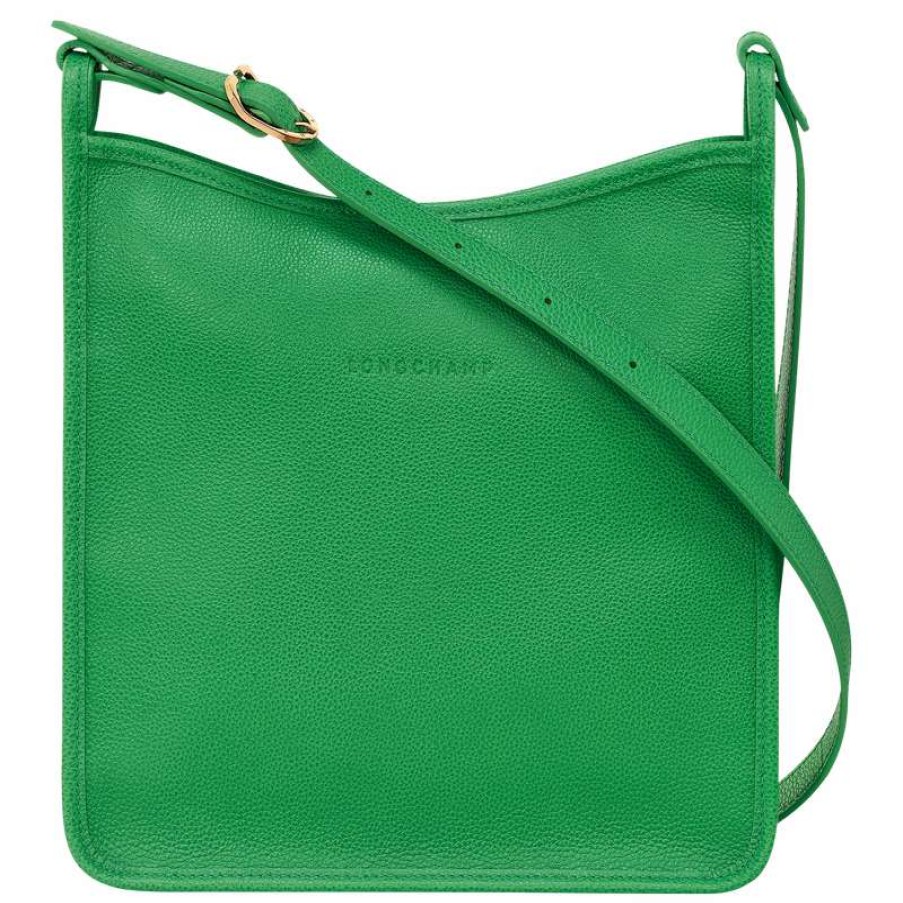 Clearance Longchamp Le Foulonne M Crossbody Bag Lawn Leather