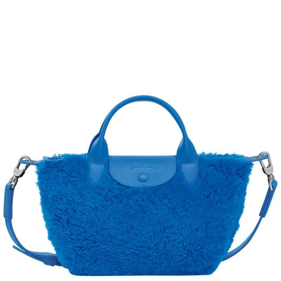 Clearance Longchamp Le Pliage Xtra Xs Handbag Cobalt Leather