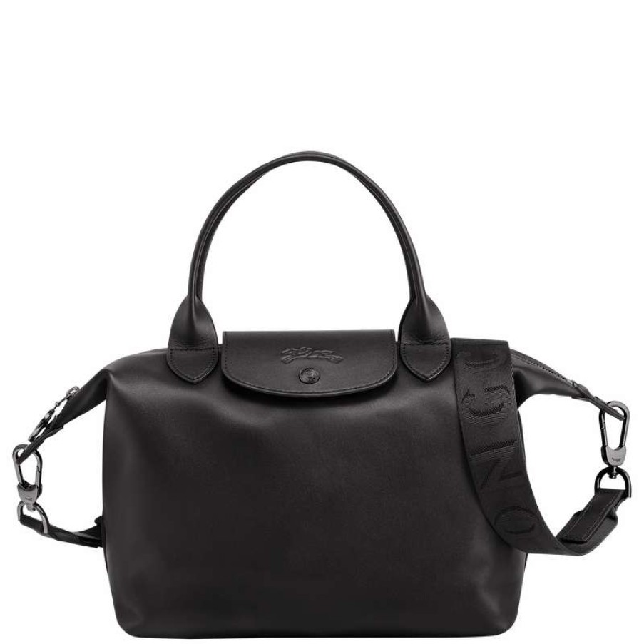 Best Longchamp Le Pliage Xtra S Handbag Black Leather