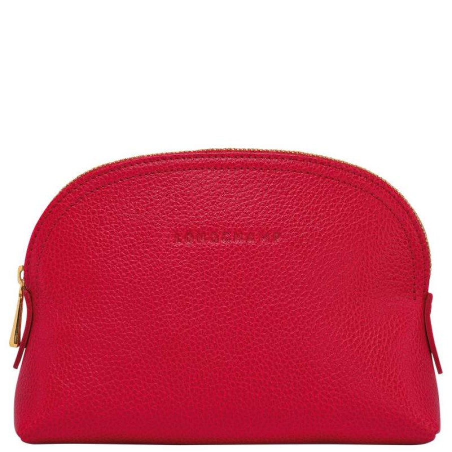 Clearance Longchamp Le Foulonne Pouch Love Leather