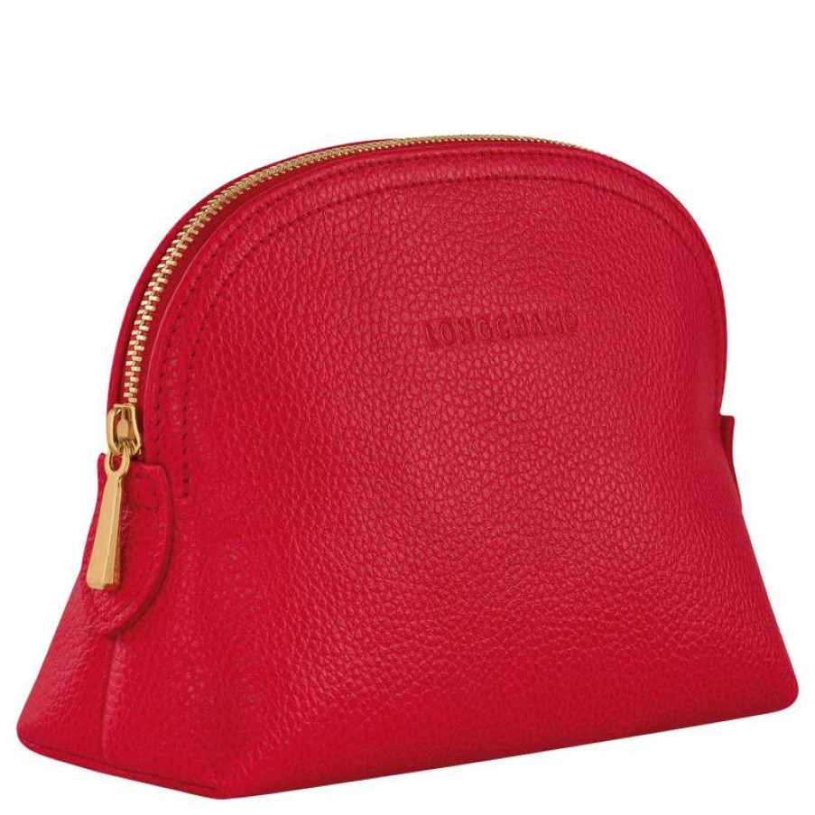 Clearance Longchamp Le Foulonne Pouch Love Leather