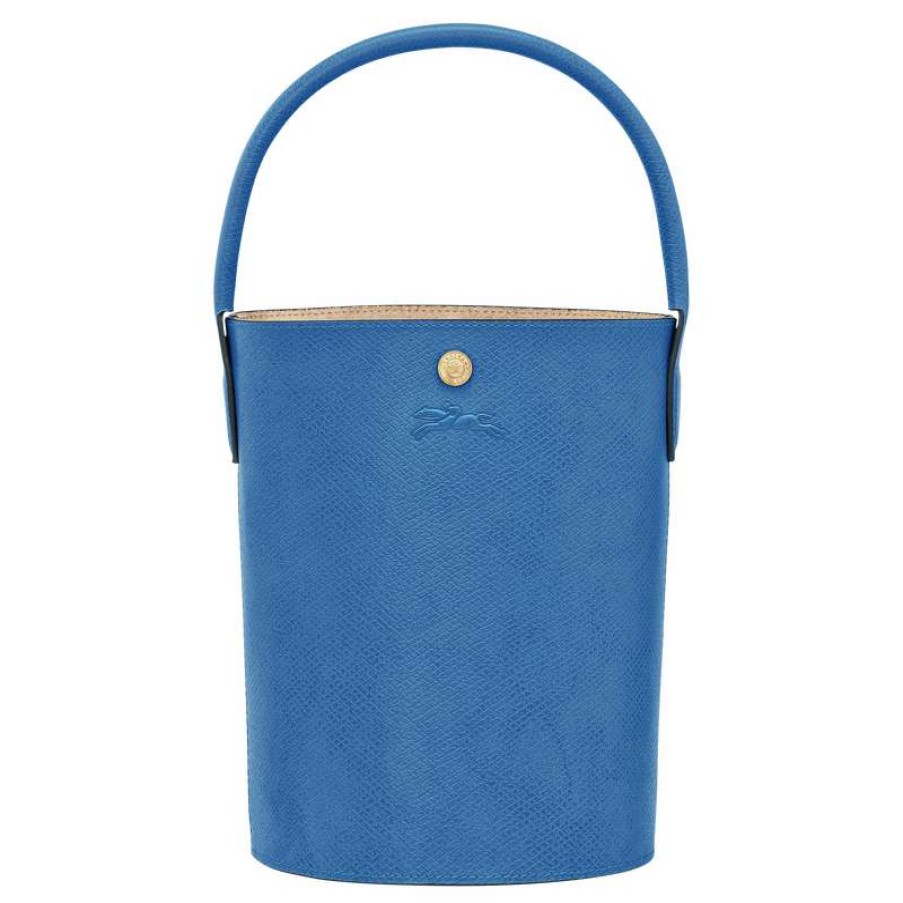 Online Longchamp Epure S Bucket Bag Cobalt Leather