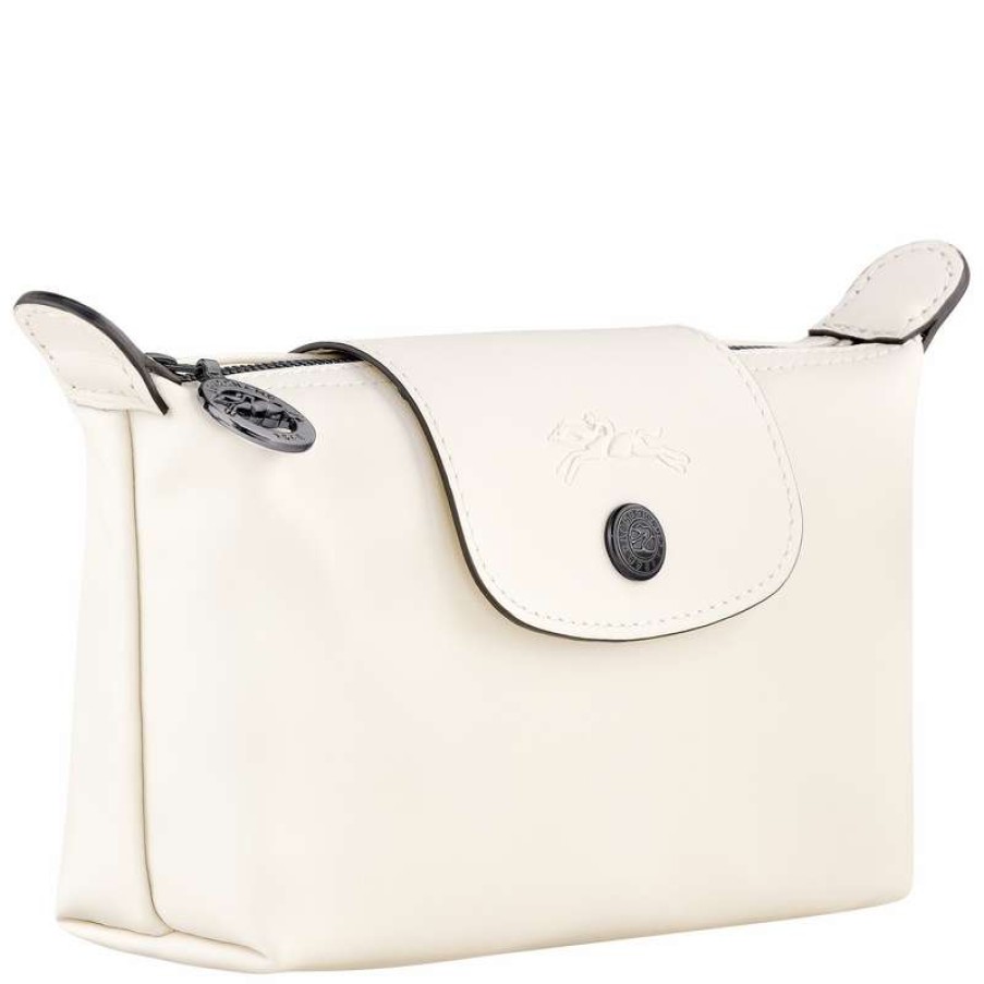 Wholesale Longchamp Le Pliage Xtra Pouch Ecru Leather