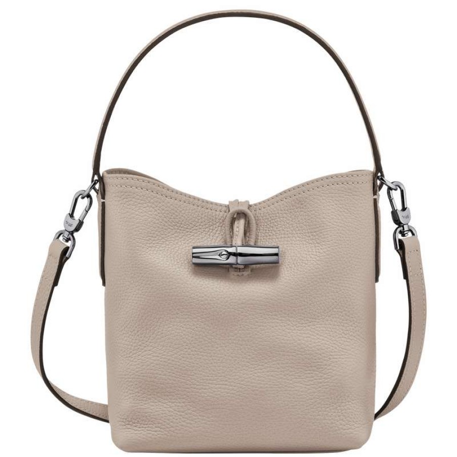 Hot Longchamp Roseau Essential Xs Bucket Bag Clay Leather