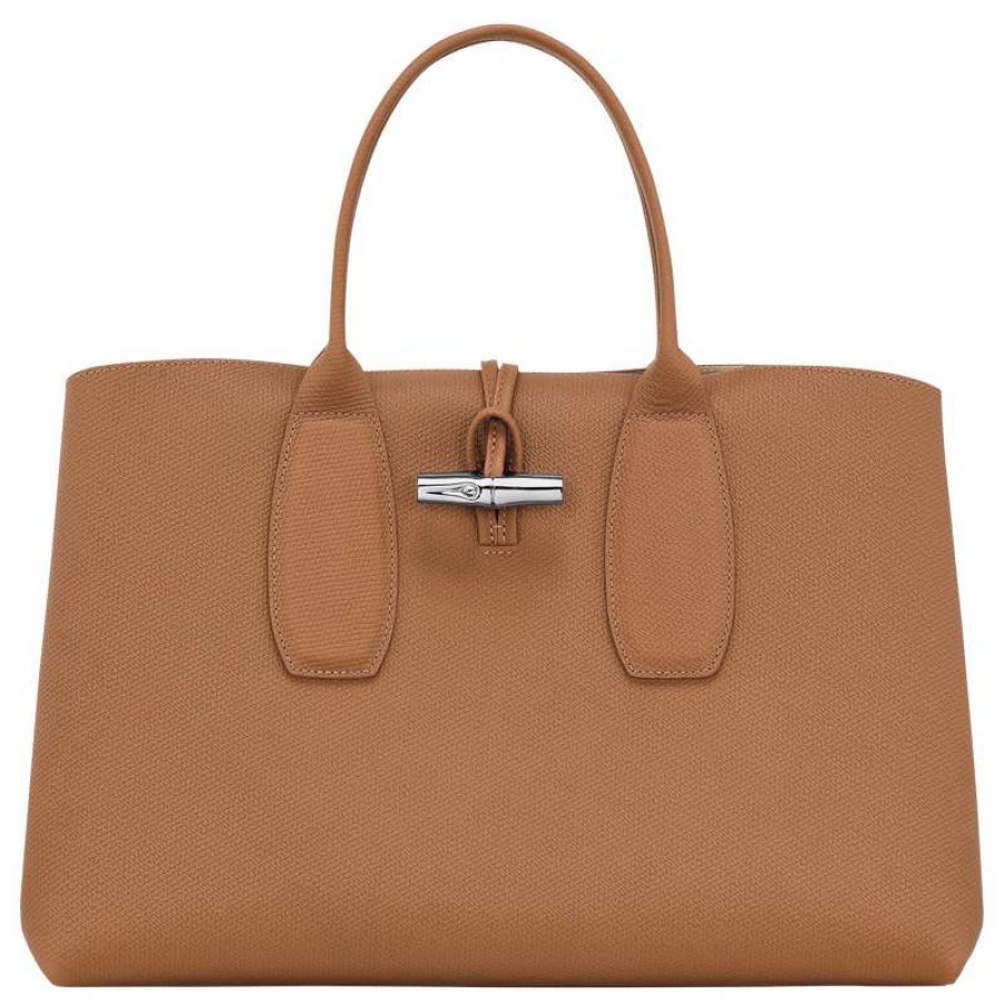 Wholesale Longchamp Roseau Xl Handbag Natural Leather