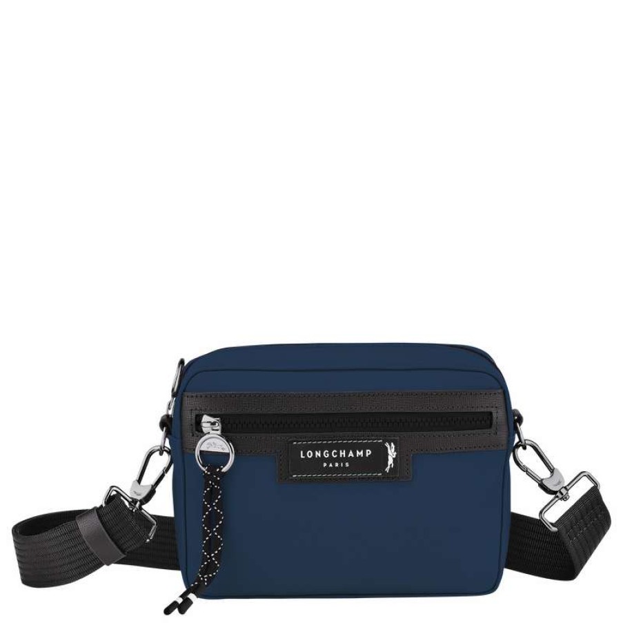 Best Longchamp Le Pliage Energy S Camera Bag Navy Recycled Canvas