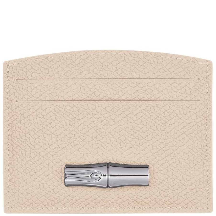 Wholesale Longchamp Roseau Card Holder Paper Leather