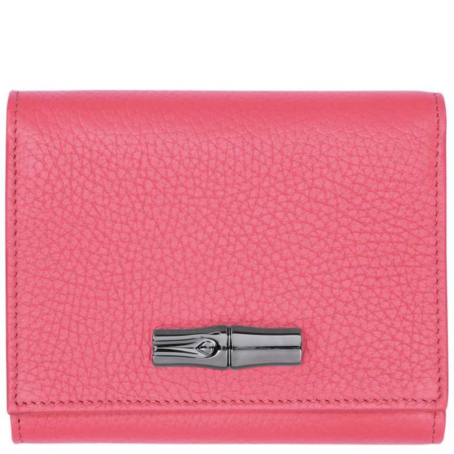 Wholesale Longchamp Roseau Essential Wallet Grenadine Leather