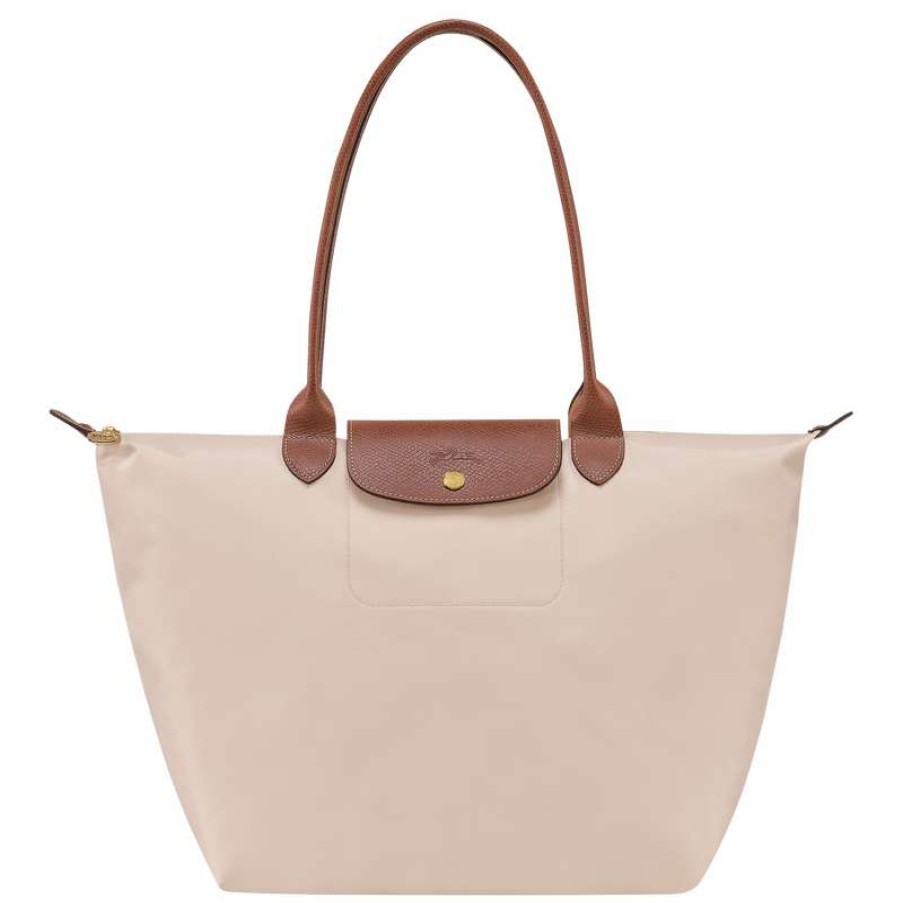 Hot Longchamp Le Pliage Original L Tote Bag Paper Recycled Canvas