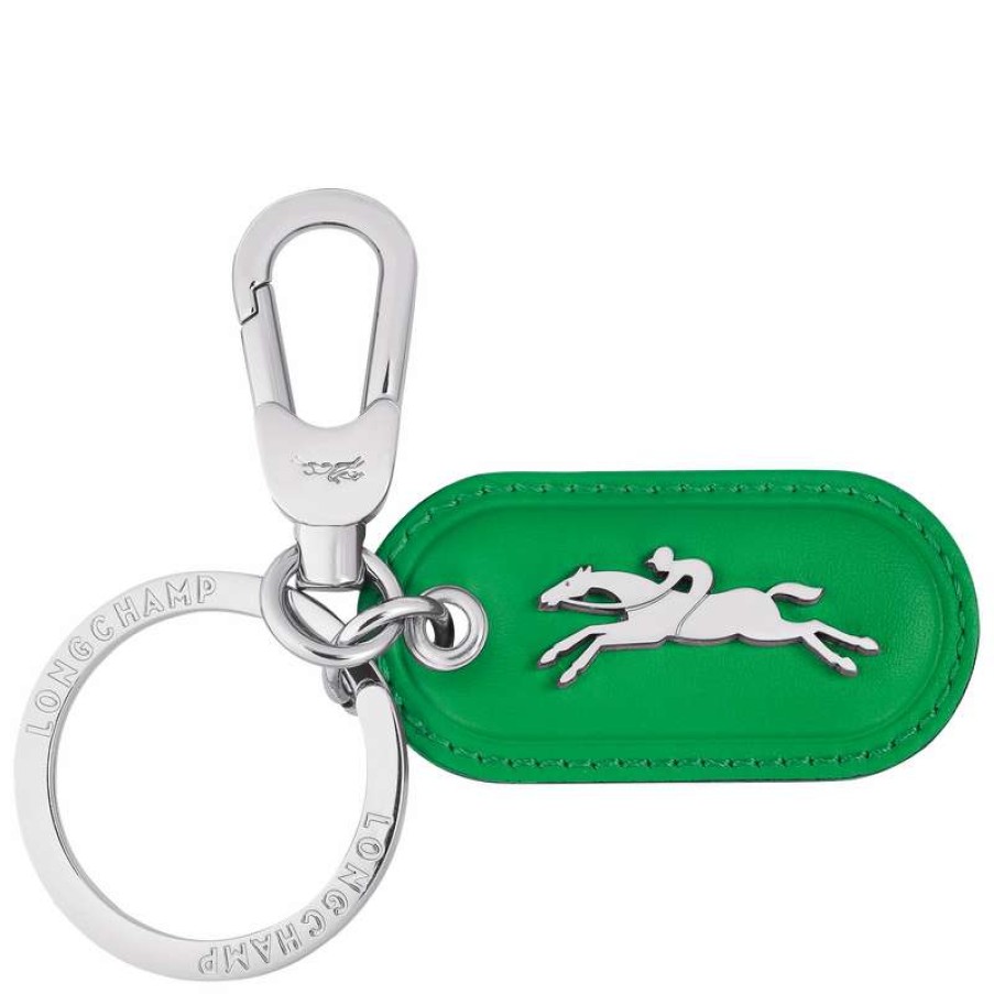 Best Longchamp Box-Trot Key Rings Lawn Leather