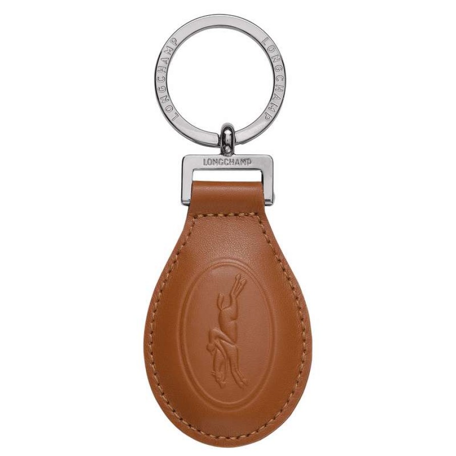 Best Longchamp Le Foulonne Key-Rings Caramel Leather