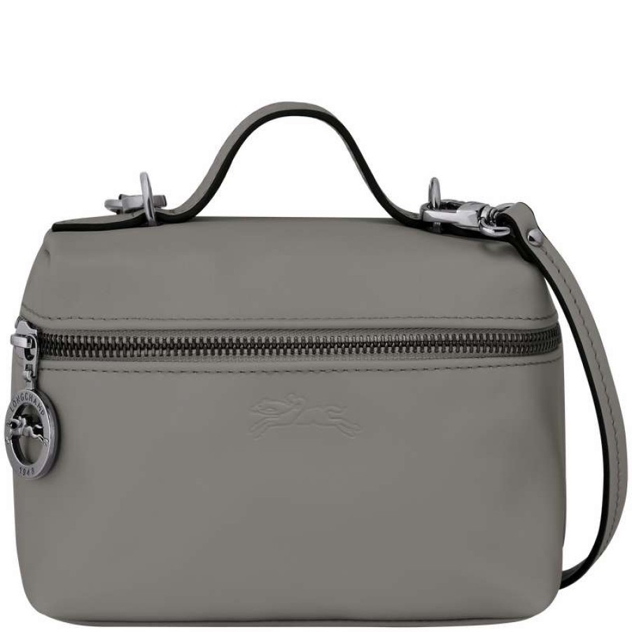 New Longchamp Le Pliage Xtra Xs Vanity Turtledove Leather