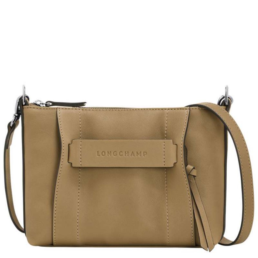 Wholesale Longchamp 3D S Crossbody Bag Tobacco Leather