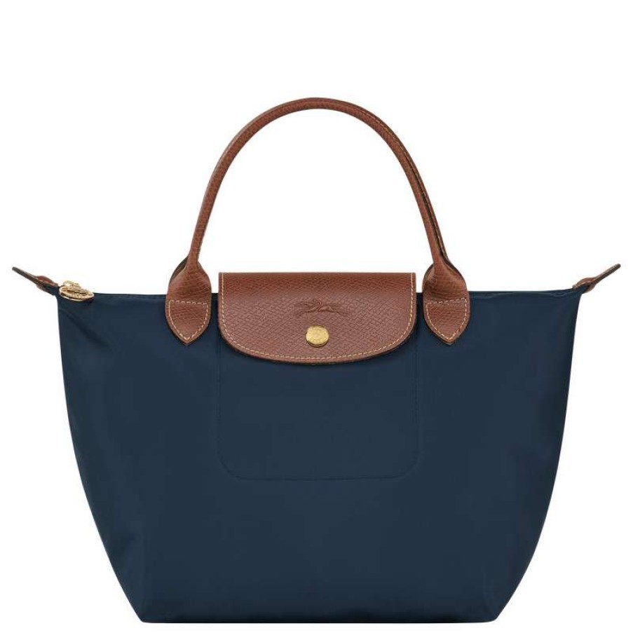 Wholesale Longchamp Le Pliage Original S Handbag Navy Recycled Canvas