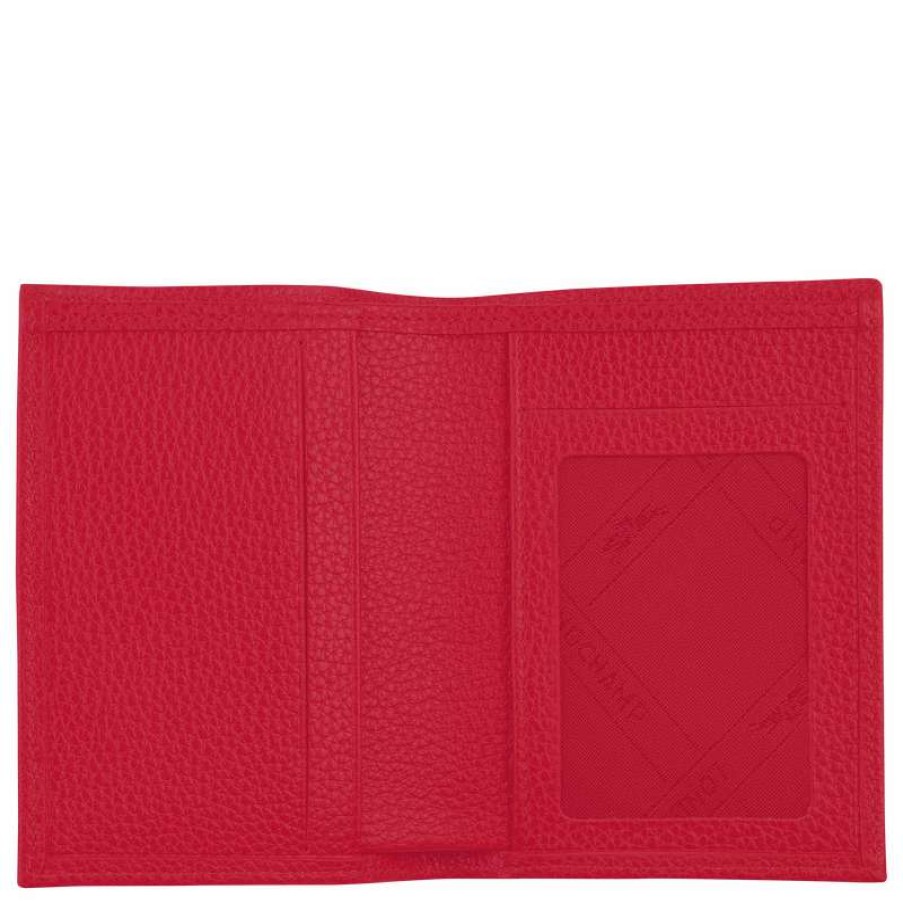 Hot Longchamp Le Foulonne Card Holder Love Leather